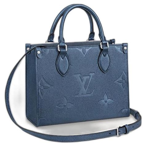 Louis Vuitton navy blue handbag